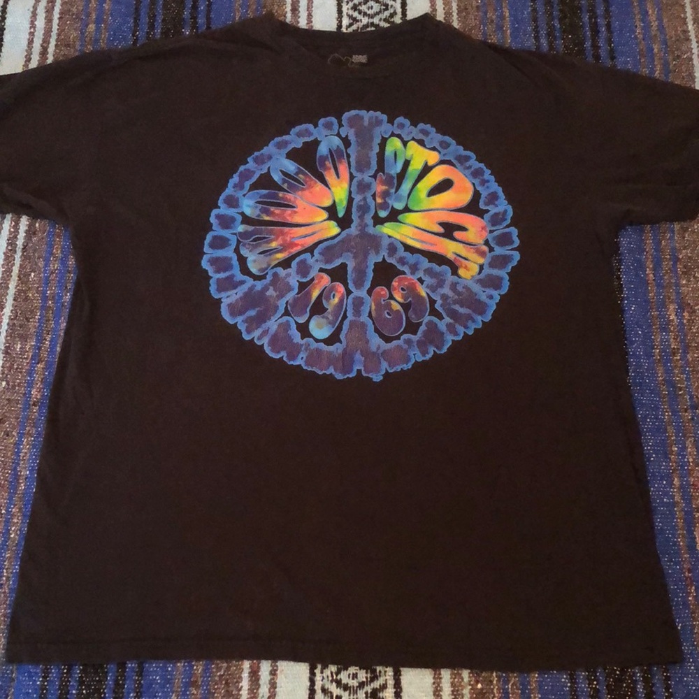 Woodstock Music Festival Tie Dye Tee Shirt
